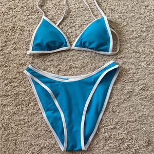 Wild Fable Blue and White Bikini